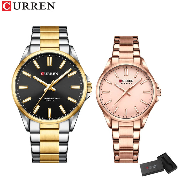 Reloj Curren 9090 Para Pareja